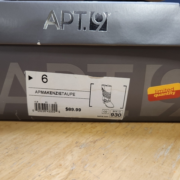 Apt.9 Makenzie Taupe calf boot - Picture 8 of 8